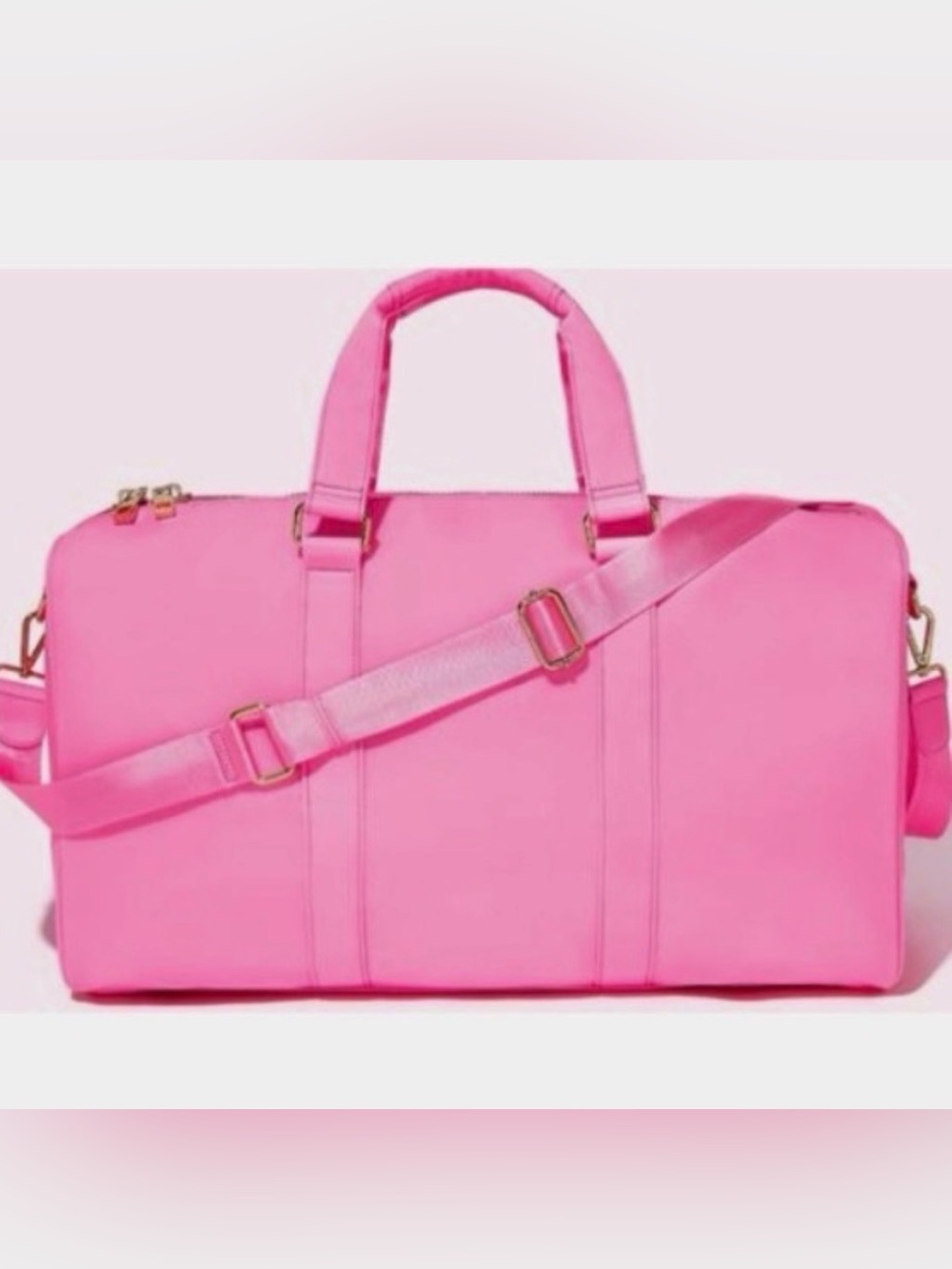 NWT Stoney Clover Lane Classic Duffle Bag Bubblegum Pink